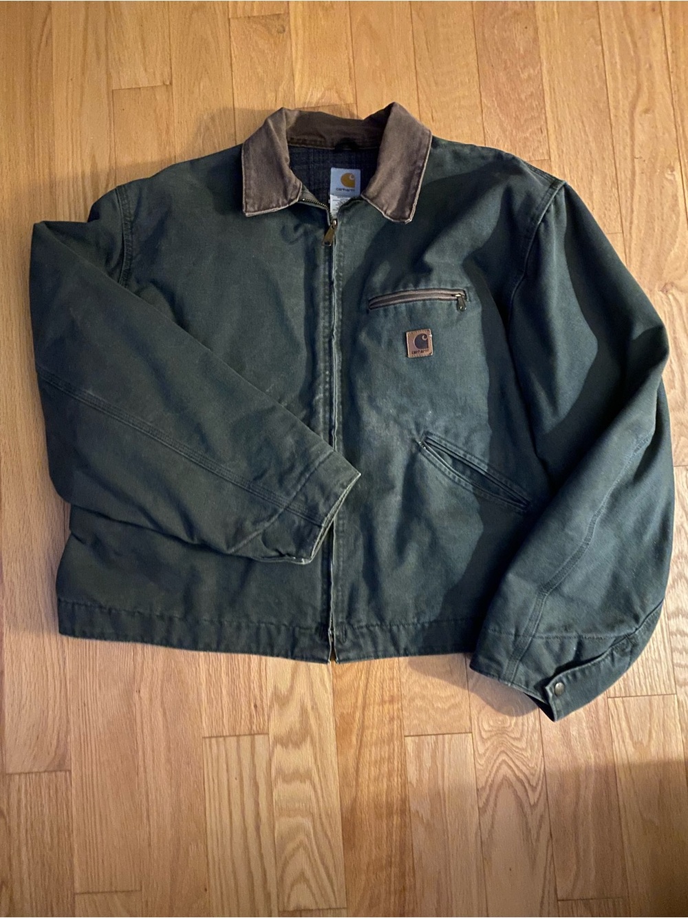 Vintage Carhartt Men's Detriot Jacket J97 MOS 2XL